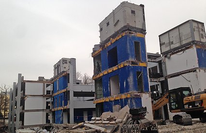 Demolition of the old DOSB headquarters